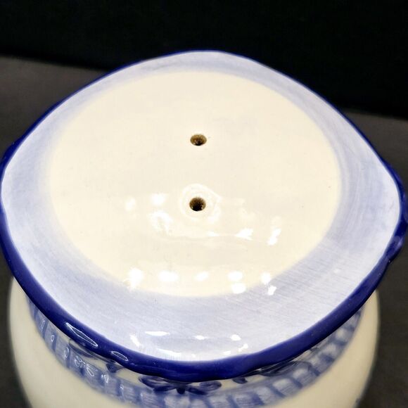 Vintage CIC China PG Blue & White Avignon Rooster Pepper Shaker - Picture 6 of 8